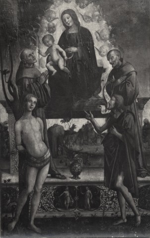 A. C. Cooper — Grimaldi, Lazzaro. Madonna and Child ith Four Saints — insieme